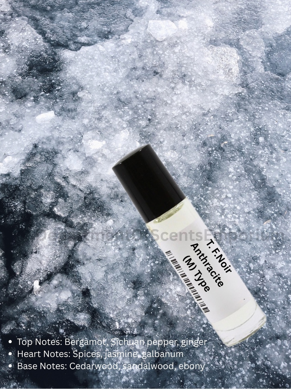 T.F. Noir Anthracite (M) Type 1/3 Spicy, Woody Long Lasting Fragrance Oil